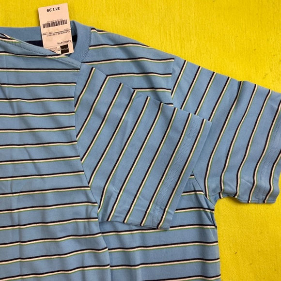 T-SHIRT ARIZONA JEAN COMPANY large 14/16 - Light Blue - With stripes - Picture 10 of 12